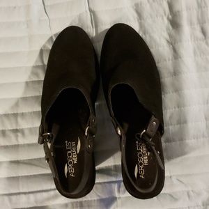 AEROSOLS BLACK SLINGBACK mules